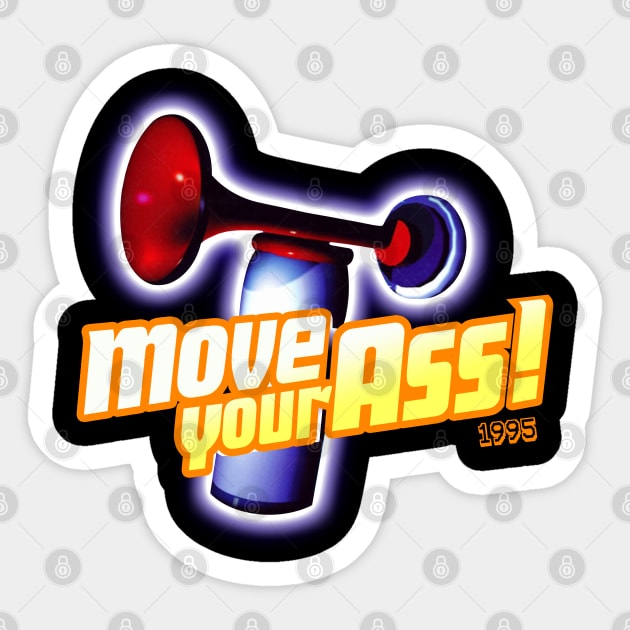 Scooter - move your ass dance music collector 90s Sticker by BACK TO THE 90´S